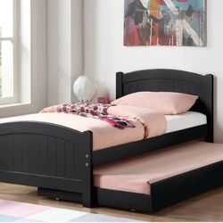 Twin Bed Frame With Trundle