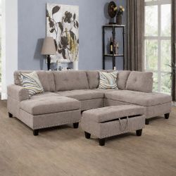3 PC  SECTIONAL  NEW IN BOX