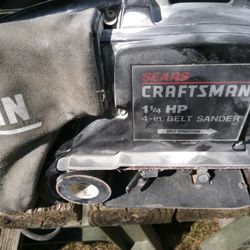 Sears Craftsman 1 And 1/4 Horsepower 4-in Beltsaw