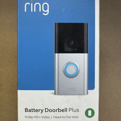 Ring Doorbell Plus Camera Battery Powered 