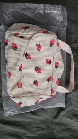 Mini Strawberry Makeup Bag