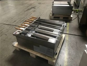 NSF 24 ins gas shish kabab Angled Radiant broiler oven SSK24