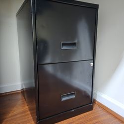 2 Drawer Lockable Filing Cabinet