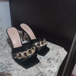 Aldo Black Heels 6'