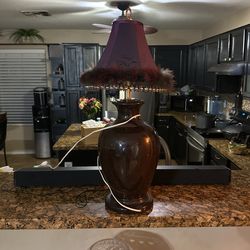 Purple Vintage Lamp!