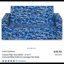 Sofa/ Cozee Flip Out Sofa/ Toddler/ Kids/ Toys/ Furniture/ New