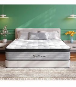 Neodream king size Hybrid Matress with Memory Foam & Individual Pocket Springs, Edge Support