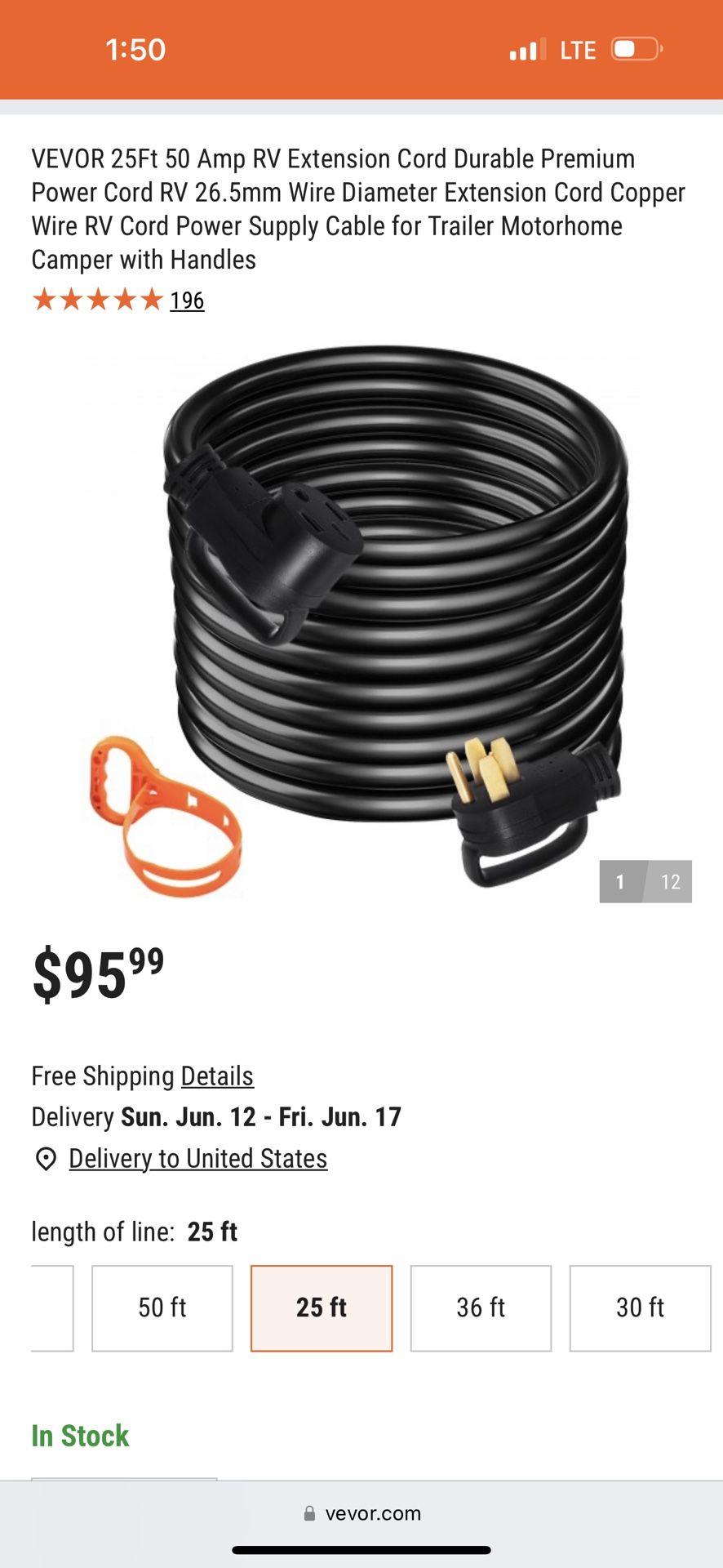 Extension Cord Ring Spotlight Cable Length Ring Indoor Camera