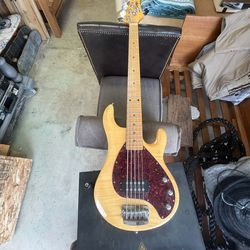 Used OLP stingray 5 Natural Electric Bass Guitar
