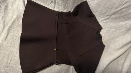 Zara shirt size med Brown polyester