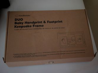 Brand new baby footprint frame