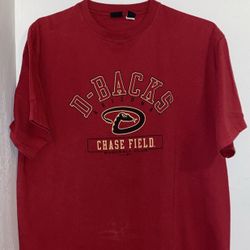 Gear D-Backs Chase Field- AZ Diamondbacks Red Cotton T-shirt - Men's XL