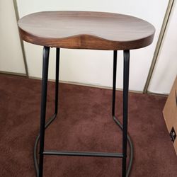 Wooden Saddle  Seat Barstools