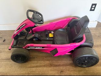 Hyper Toys 24V Drift Go Kart / Ride-On Go Kart – Pink – Works Great