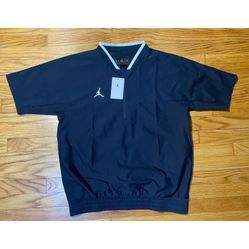 Nike Jordan Team Lightweight SS Jacket Black W Side Pockets Men’s Sz M New!!