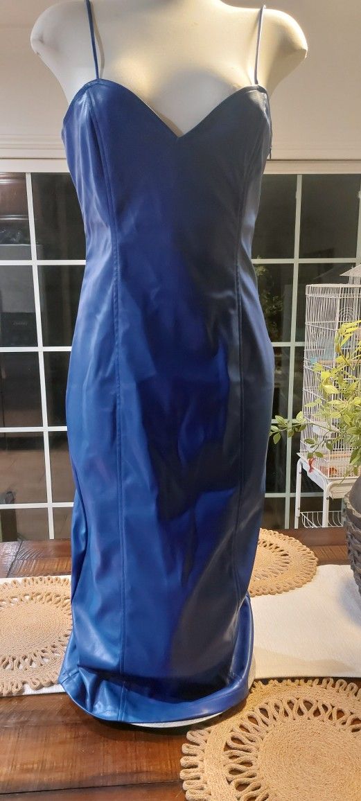 Dress Sz L Blue 