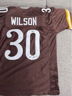 Logan Wilson Autographed Custom Jersey - Beckett Coa - Wyoming Cowboys