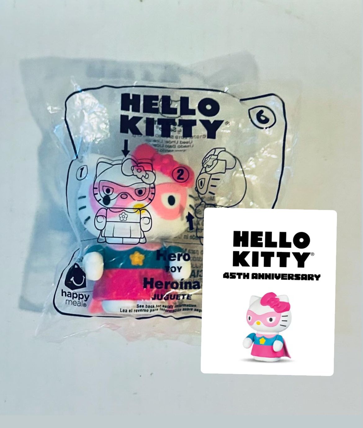 Hello Kitty 45th Anniversary 2019 McDonalds Happy Meal Toy - 6 Hero