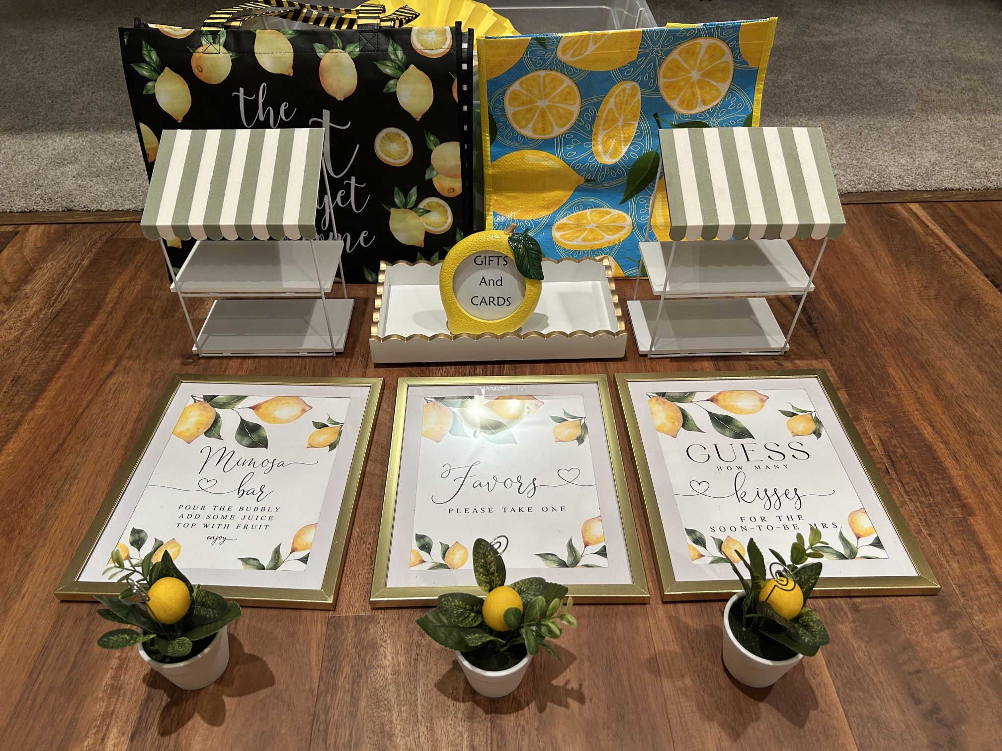Lemon Bridal Shower Decorations