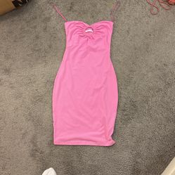 Pink Tube Dress Size XS 