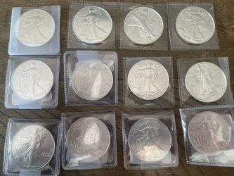 1 oz American silver eagles