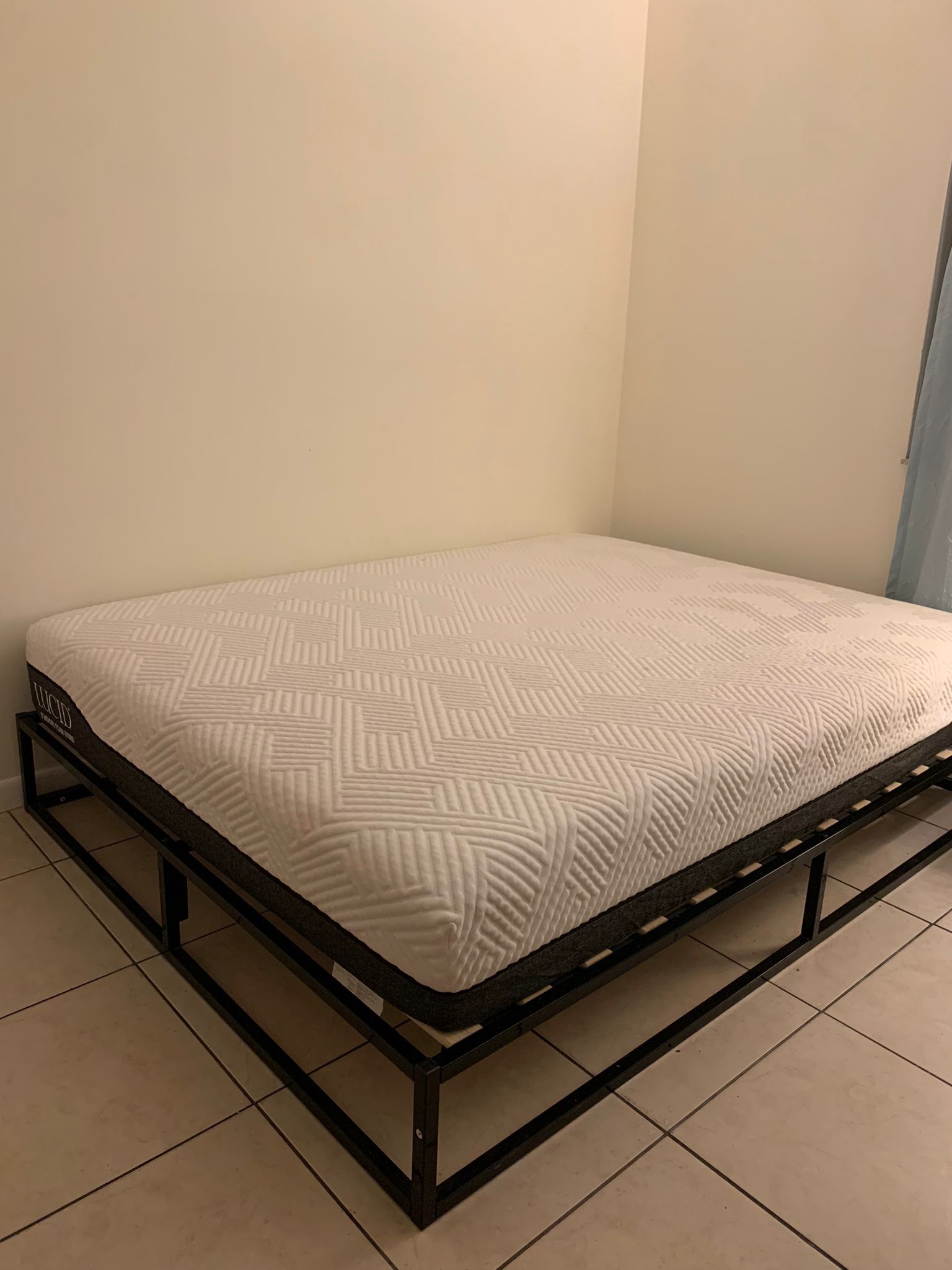 Queen Mattress And Bed frame 