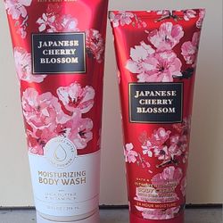Japanese Cherry Blossom Body Wash And Lotion