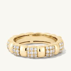 Pavé Diamond Soft Charlotte Ring