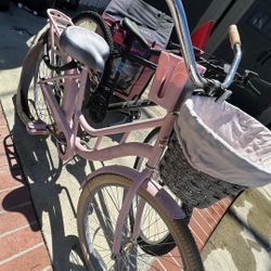 Bikes & dog bike trailer 