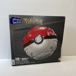 MEGA Pokemon Jumbo Great Ball Building Kit with Lights - 304 Pieces