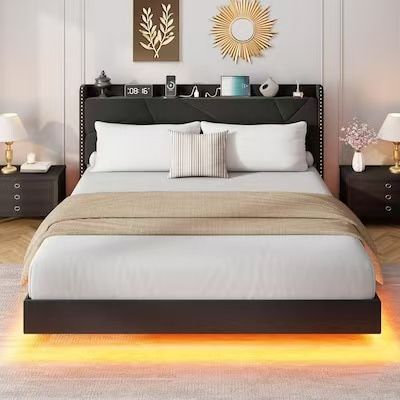 Queen Size Floating Bed Frame