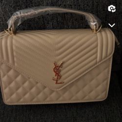 Purse In Beige Color 