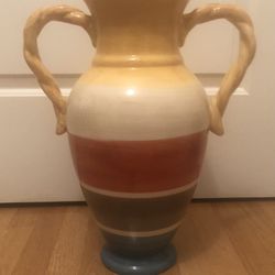 Artimino Sienna Ceramic 18” Tall Vase