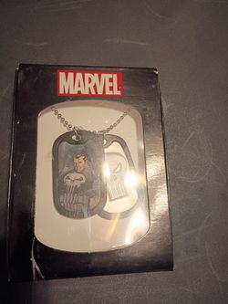 Marvel Punisher dog tags