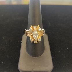 14k diamond ring size 8.5