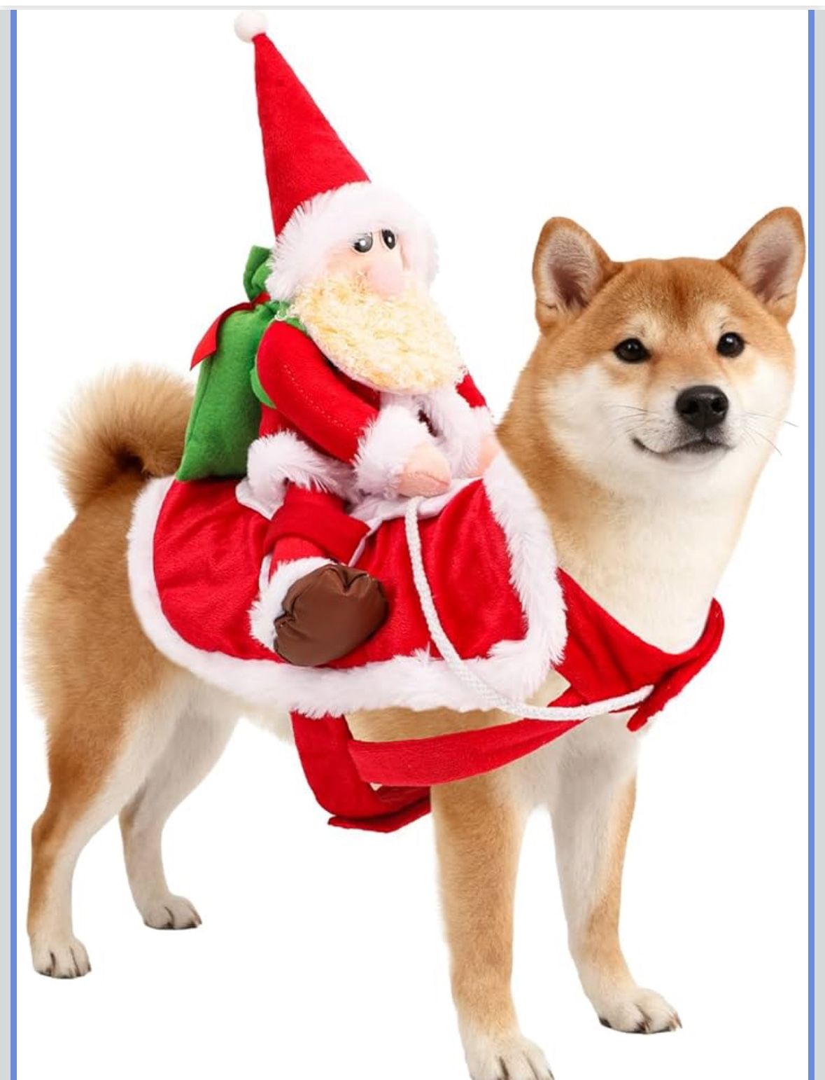 Christmas Santa Funny Pet Costume 