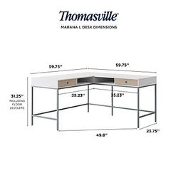 L-Shaped Computer Desk