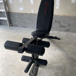 Adjustable Weight Bench, Black - Used
