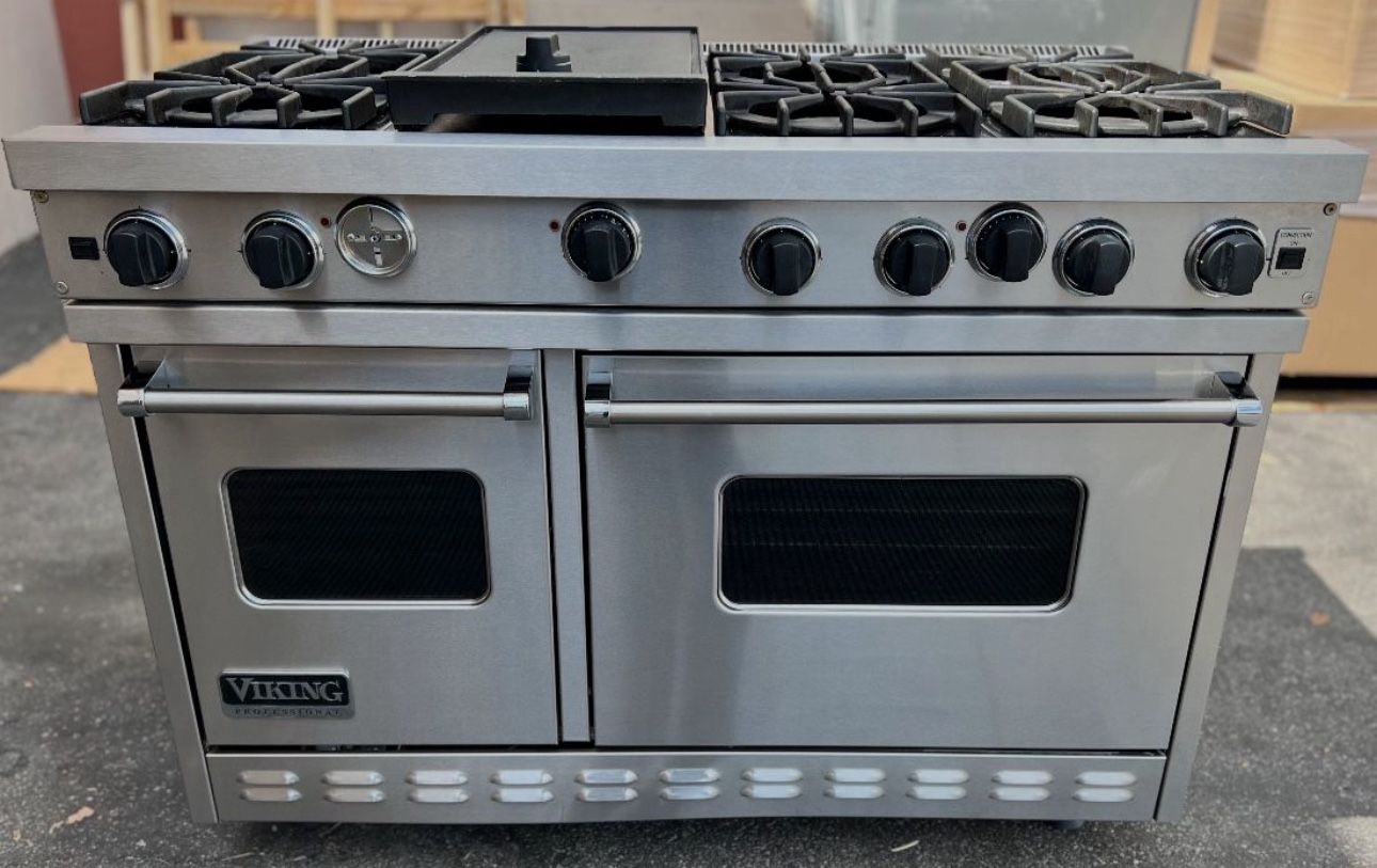 Viking 48” Gas Range Stainless Steel