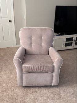 Rocker/Glider swivel chair w/ottoman