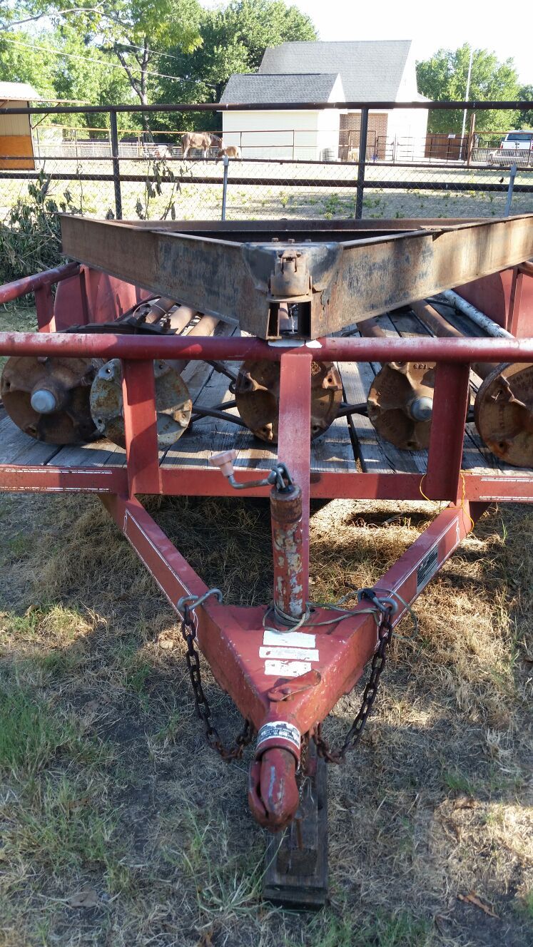 Mobile home axles and tongue