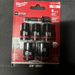 Impacts Socket Set 6 Piece