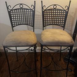 Iron barstools Set