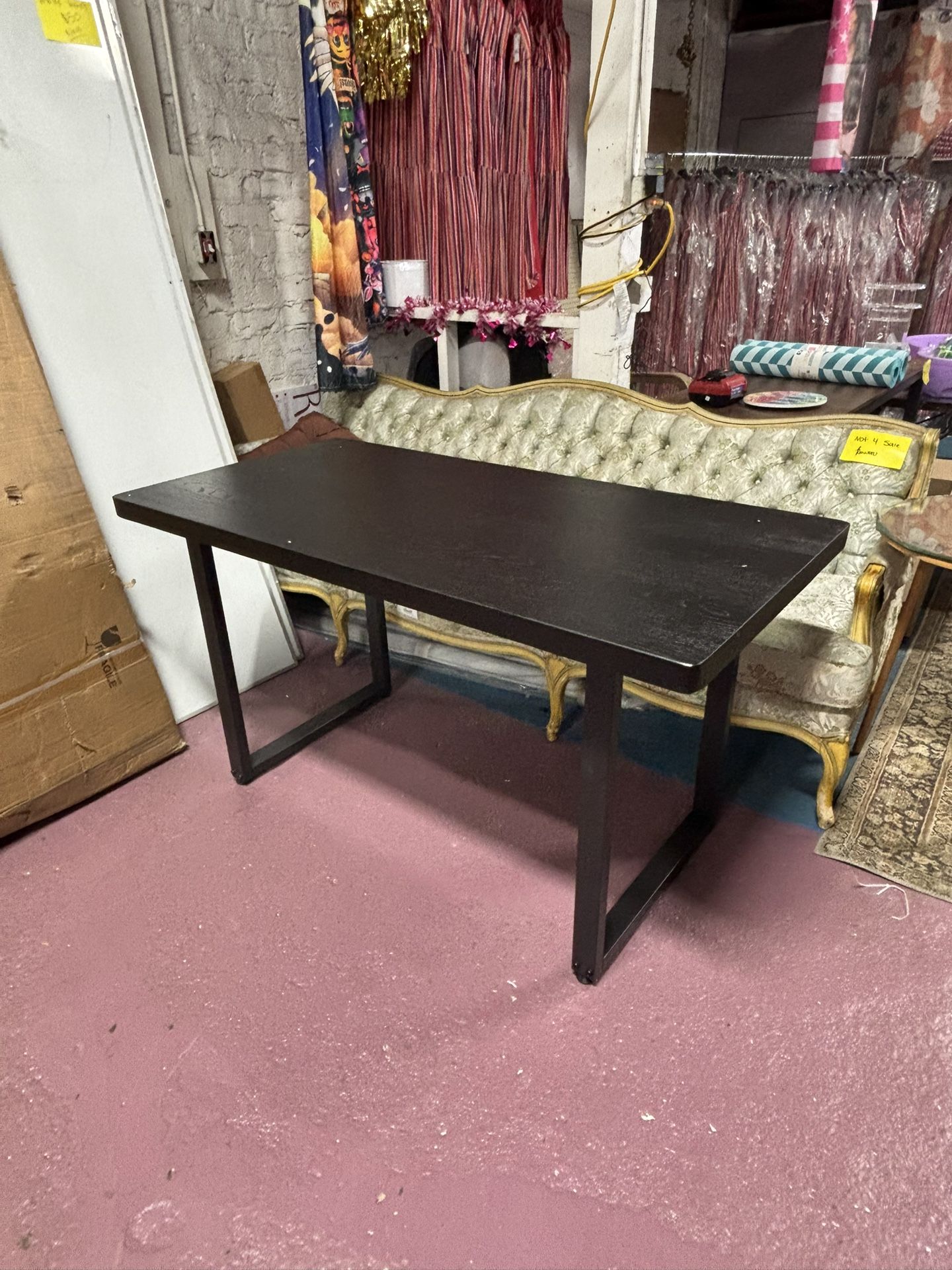 Dining Room Table Black Wood