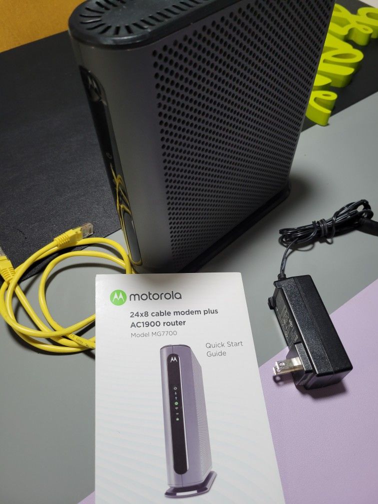 24x8 Cable Modem Plus Ac1900 Router