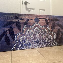 Wall Mounted Stretched Canvas All Info In Description/Photos