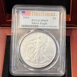 2024 First Strike American Eagle Silver Dollar 