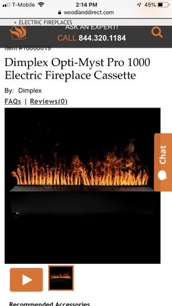 Dimplex opti mist pro 1000 fireplace