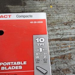 48-39-0509 Compact Portable Bamd Saw Blades