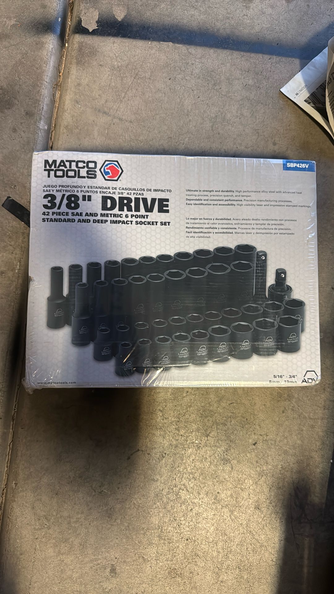 Matco 3/8 Drive Socket Set